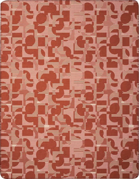 Wohndecke 'Geo' biederlack Terracotta