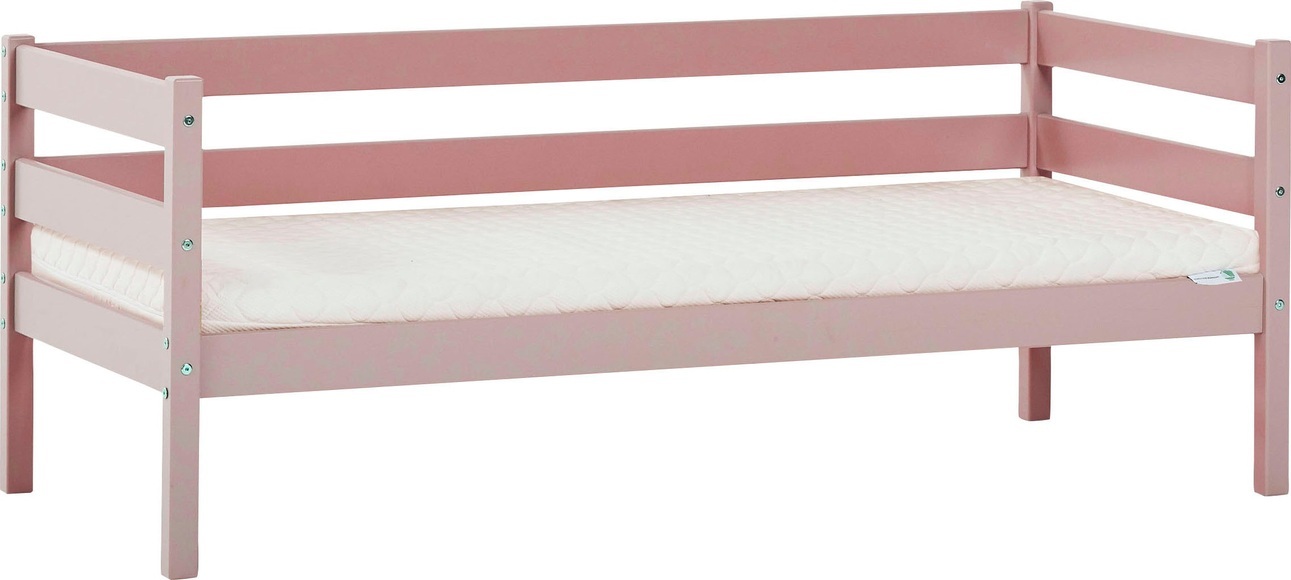 Hoppekids Einzelbett »ECO Comfort«, (Set), mit Rollrost in 8 Farben, wahlweise mit Matratze und Absturzsicherung