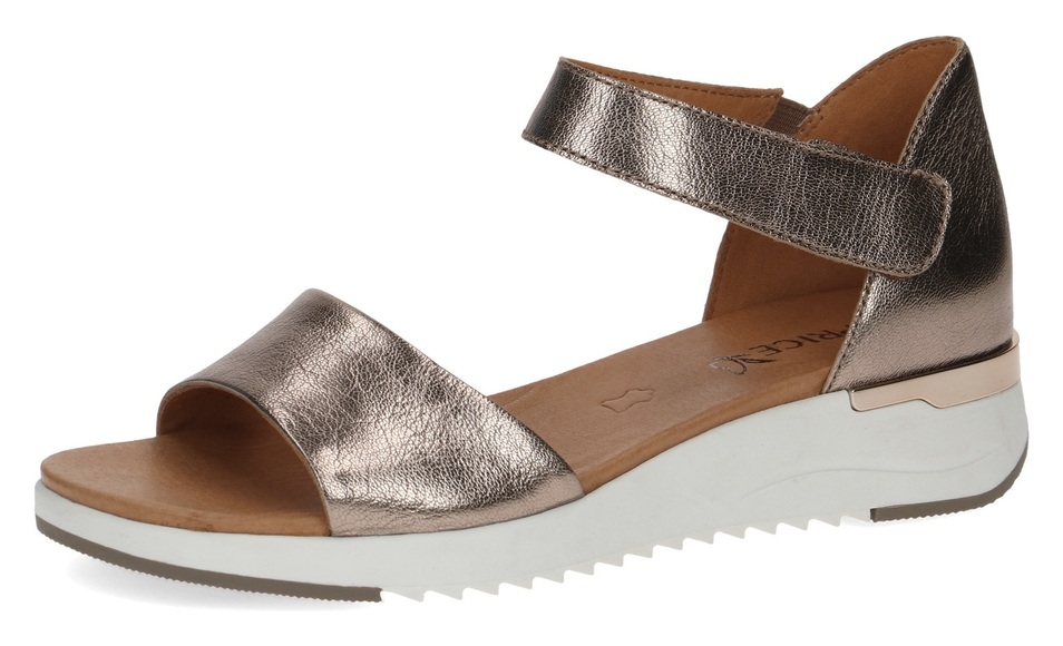 Caprice Sandale, im Metallic Look