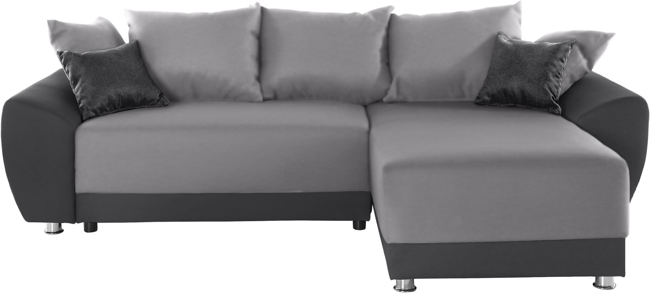 COLLECTION AB Ecksofa »Yaelle«, wahlweise mit Bettfunktion oder LED-RGB-Beleuchtung