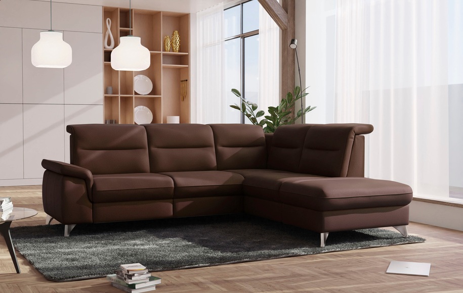 SCHÖNER WOHNEN LAMINAT Ecksofa, wahlweise mit motorischer Relaxfunktion
