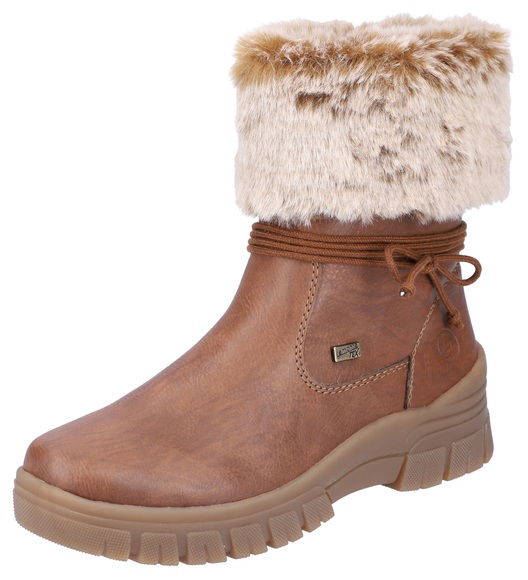 Remonte Winterboots, mit Fellimitat-Kragen