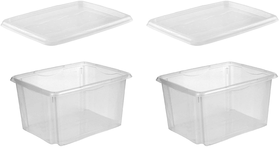 keeeper Aufbewahrungsbox »emil«, (Set, 2 St., 2), aufeinander stapelbar