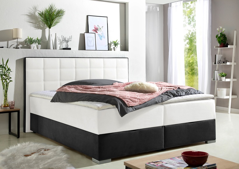 Maintal Boxspringbett, mit Bettkasten und Topper