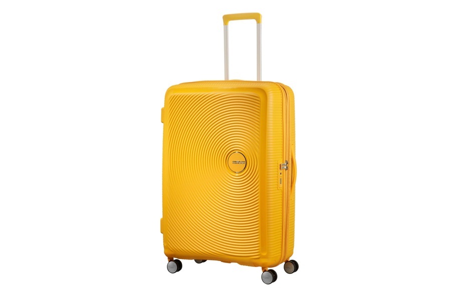 American Tourister - Koffer Spinner 77 cm / 97-110 L - Gelb