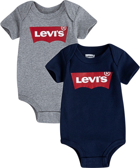 Duopack, Bodys, Kurzarm Unisex Grau 6-12 mesi