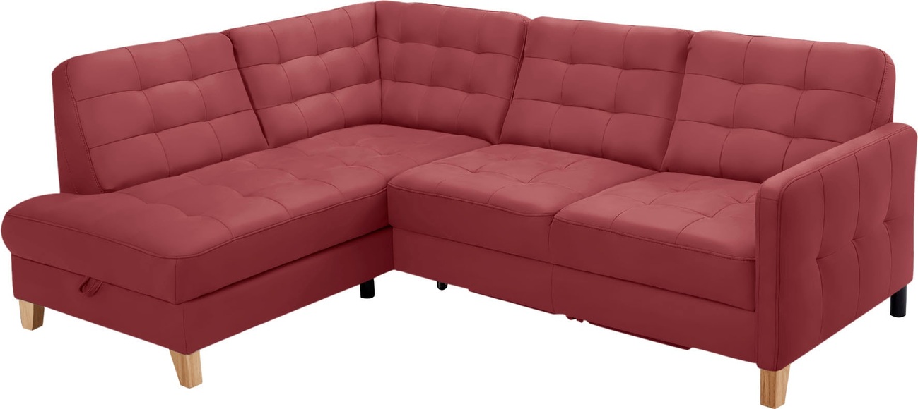 exxpo - sofa fashion Ecksofa »Elio«, wahlweise mit Bettfunktion und Bettkasten, in vielen Bezugsqualitäten