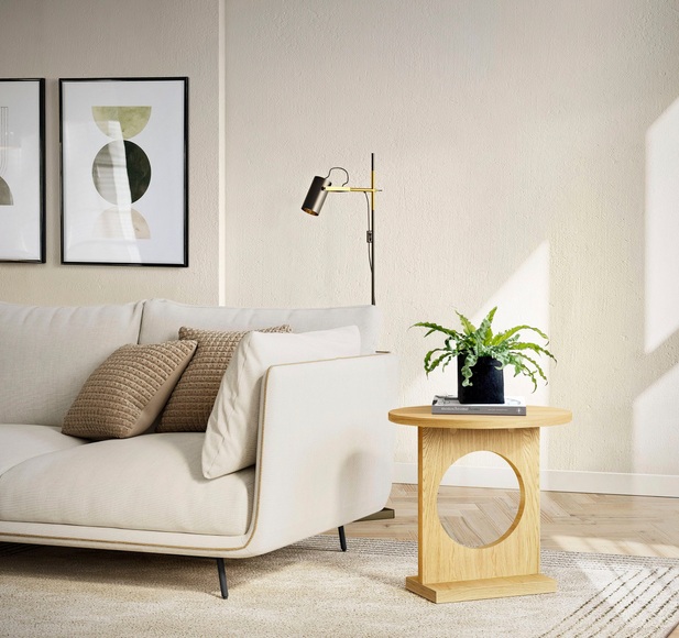 Woodman Beistelltisch »Bau«, besonderes Design