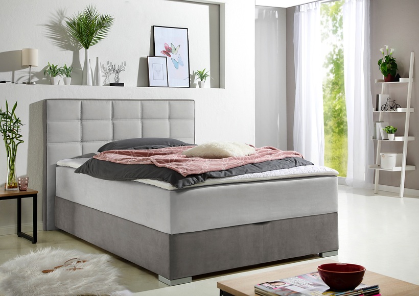 Maintal Boxspringbett, mit Bettkasten und Topper