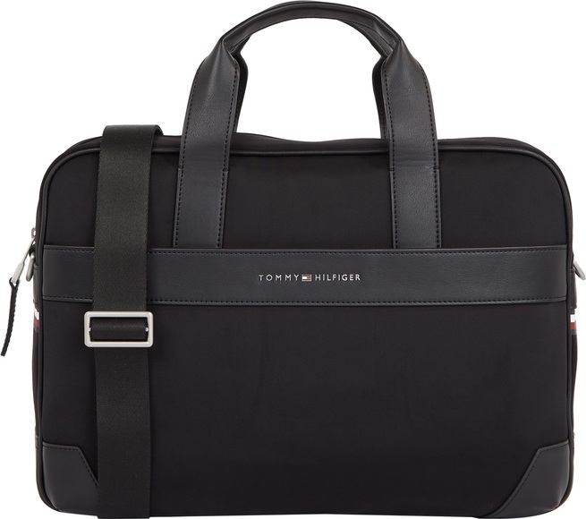 Tommy Hilfiger Messenger Bag »TH URBAN NYLON COMPUTER BAG«, mit gepolstertem Laptopfach