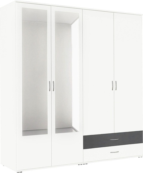 rauch BLUE Kleiderschrank »Noosa«, mit Spiegel und Schubkästen