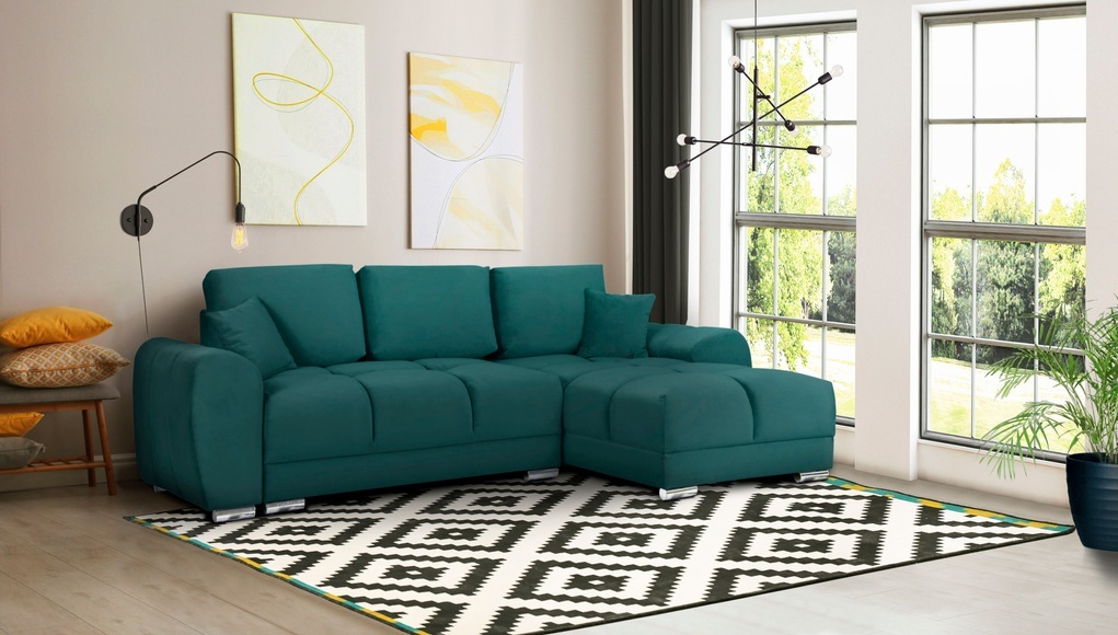 INOSIGN Ecksofa »Azzuro«, incl. Bettfunktion und Bettkasten