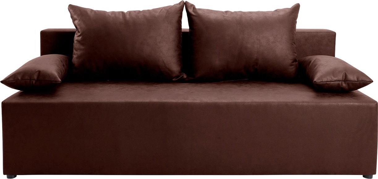 exxpo - sofa fashion Schlafsofa, inklusive Bettfunktion und Bettkasten, wahlweise mit Liftbettfunktion und Federkern