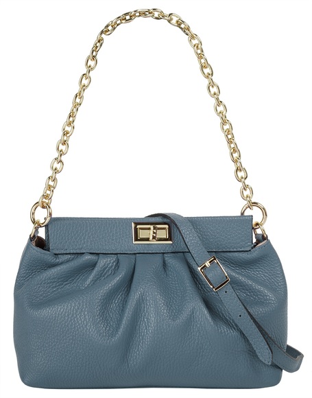 Cluty Umhängetasche, (1 tlg.), echt Leder, Made in Italy
