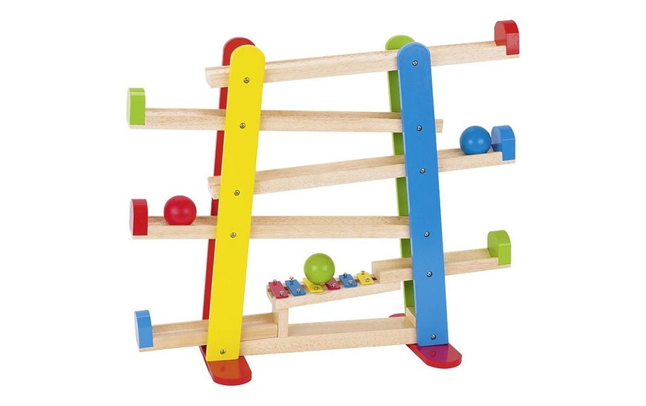 goki Kugelbahn mit Xylophon - bunt