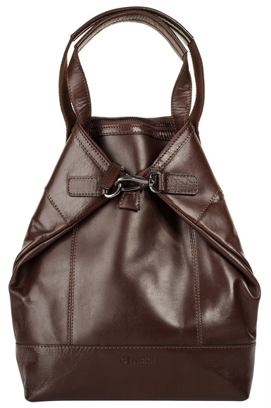 WouWou Cityrucksack, echt Leder