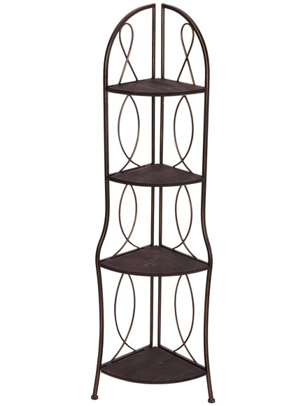 Eckregal in braun von heine home