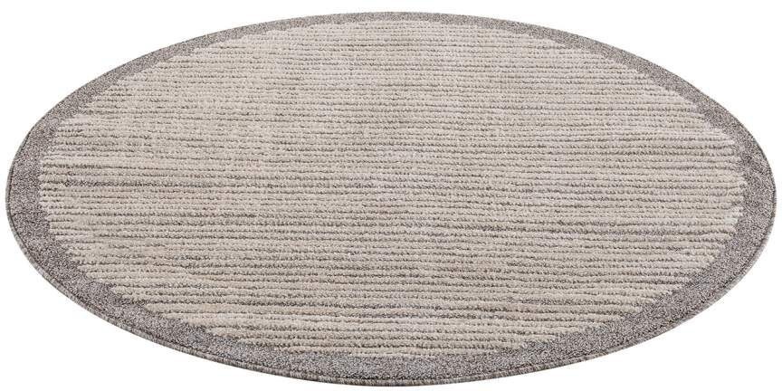 Carpet City Teppich »Art 2231«, rund, 7 mm Höhe, Kurzflor Teppich, Wohnzimmer