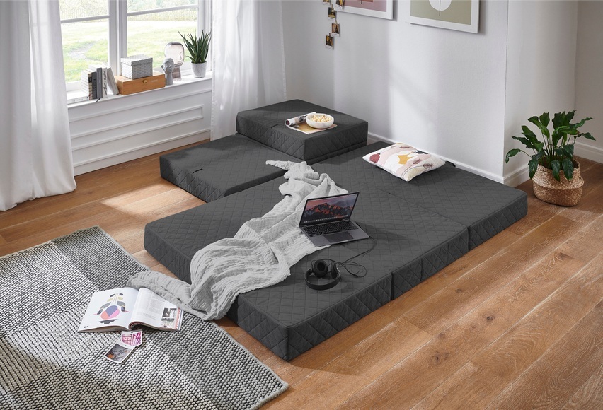 ATLANTIC home collection Sessel, Sessel als Faltmatratze mit Gästebettfunktion