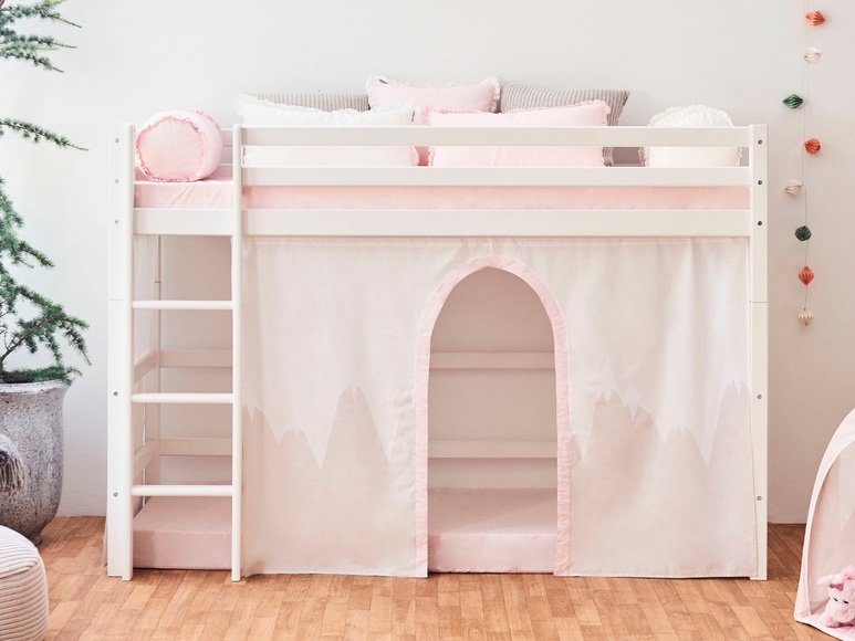 Hoppekids Hochbett »Winter Wonderland«, (Set), umbaubar in ein Einzelbett