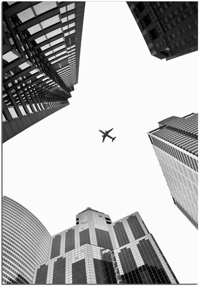 MySpotti Alu-Dibond-Druck »Artfix Chicago«, inkl. 3D-Magic Befestigungsset