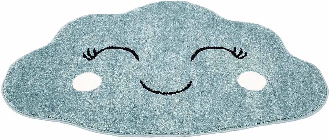 Carpet City Kinderteppich »Bubble Kids 1324-X«, wolkenförmig, 12 mm Höhe, Wolken Motiv, Kinderzimmer