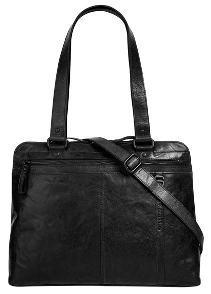 Spikes & Sparrow Shopper »LAPTOP SHOULDER BAG«, echt Leder