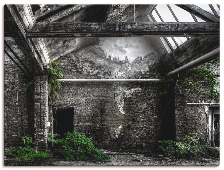 Artland Wandbild »Lost Place - alte Fabrik«