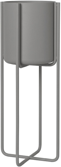 BLOMUS Übertopf »Pflanzgefäss mit Gestell -KENA- Steel Gray«