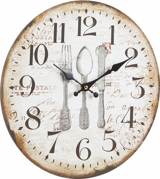 Home affaire Wanduhr »Besteck«