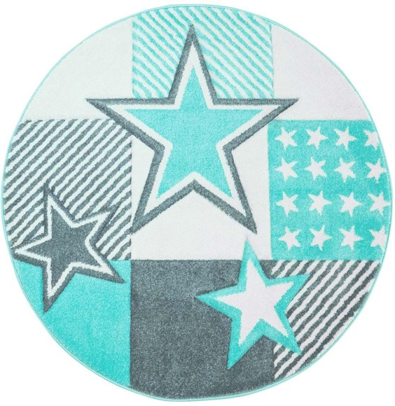 Kinderteppich, »Bueno Kids 1451«, Carpet City, rund, Höhe 13 mm, maschinell zusammengesetzt