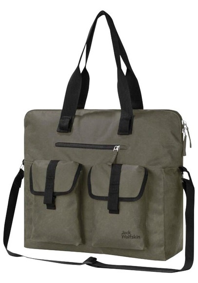 Jack Wolfskin Umhängetasche Traveltopia Shopper 26 one size braun dusty olive