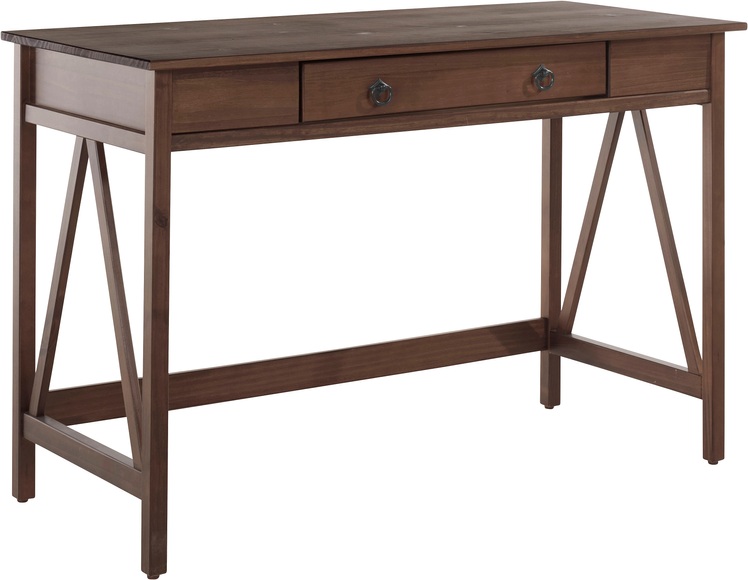 Timbers Schreibtisch »Fonville«, Schreibtisch aus massivem Kiefernholz in verschiedenen Farbvarianten erhältlich, Breite 116,5 cm, Home Office, Konsolentisch