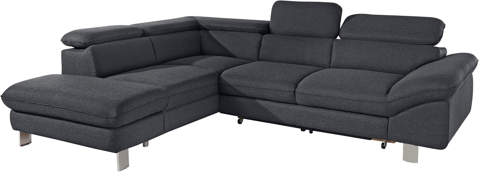 COTTA Ecksofa, mit Kopf- bzw. Rückenverstellung, wahlweise mit Bettfunktion und Bettkasten