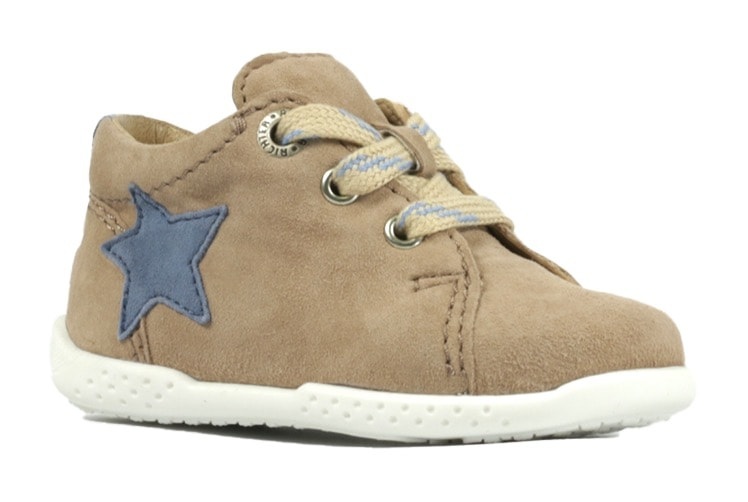 Richter Lauflernschuh »WMS: mittel«, Babyschuh, Schnürschuh, Sneaker mit süssem Stern an der Aussenseite