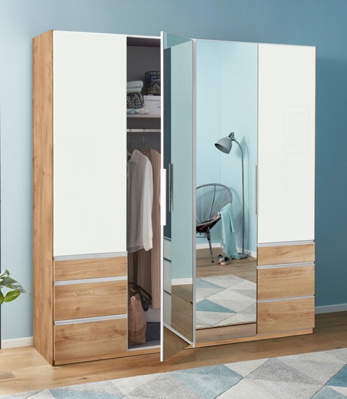 Fresh To Go Kleiderschrank »Level«, mit Glastüren