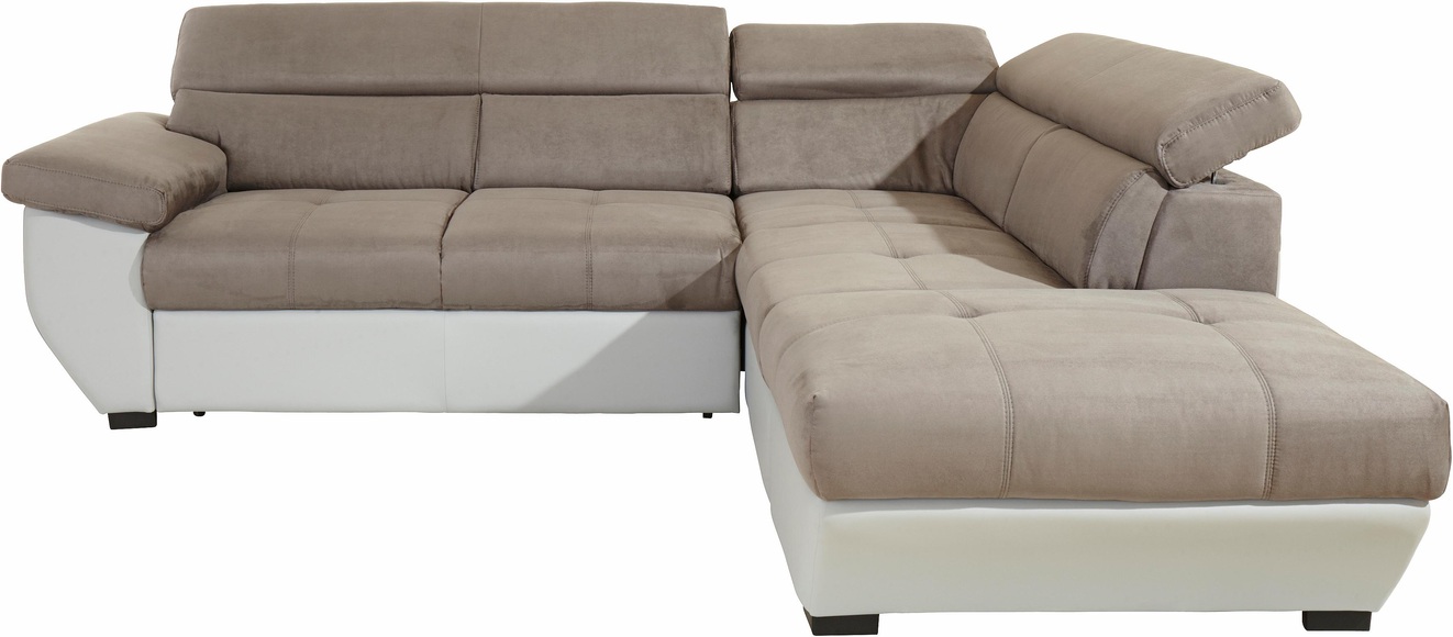 COTTA Ecksofa, inklusive Kopfteilverstellung, wahlweise mit Bettfunktion + Bettkasten