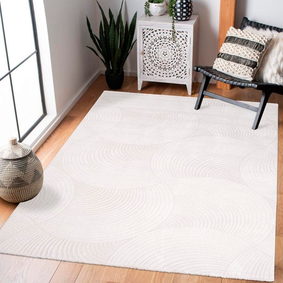 Carpet City Teppich, rechteckig, Kurzflor Wohnzimmer, 3D-Optik, für Schlafzimmer, Flur