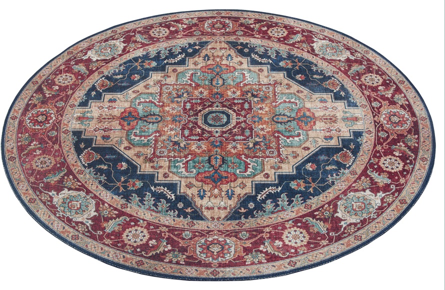 Teppich, »Sylla«, NOURISTAN, rund, Höhe 5 mm, maschinell gewebt