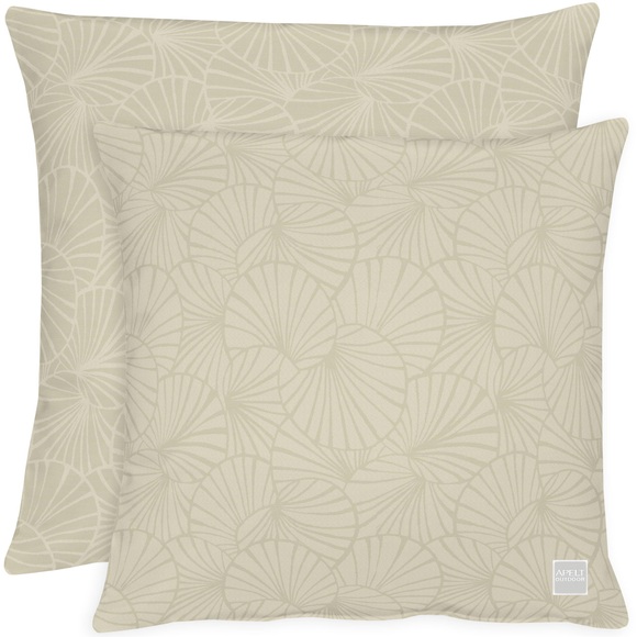 Schubiger Kissen Muschel Outdoor Beige