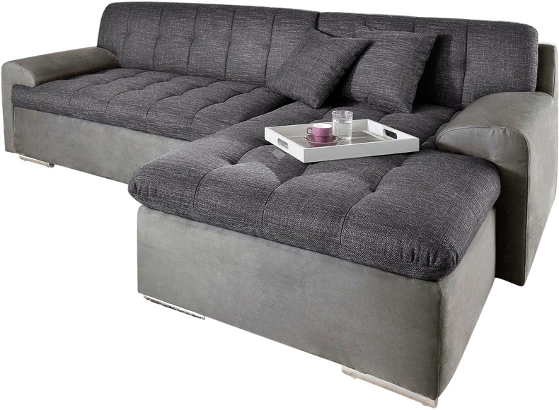 TRENDMANUFAKTUR Ecksofa, wahlweise mit Bettfunktion