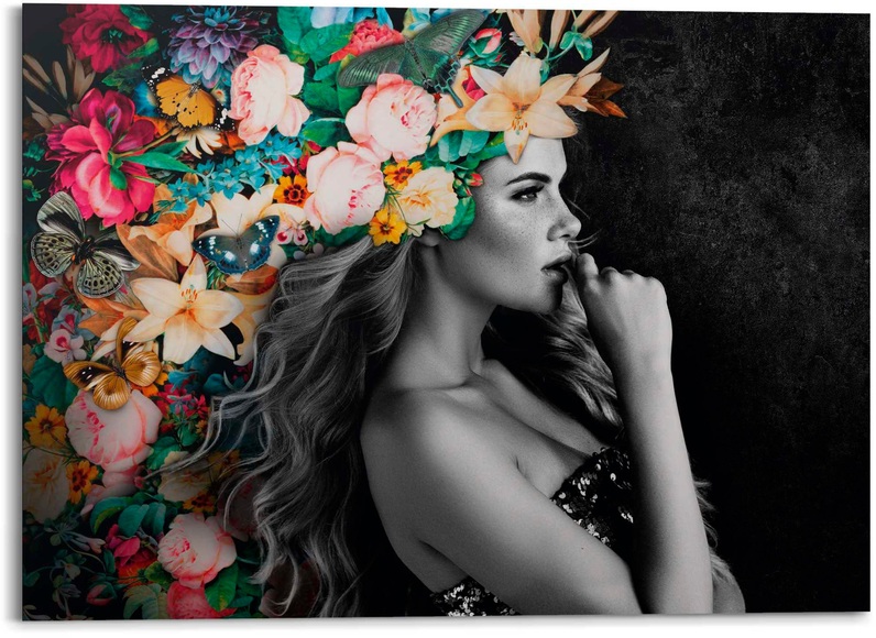 Platinum Alu-Dibond-Druck »Elegante Frau«