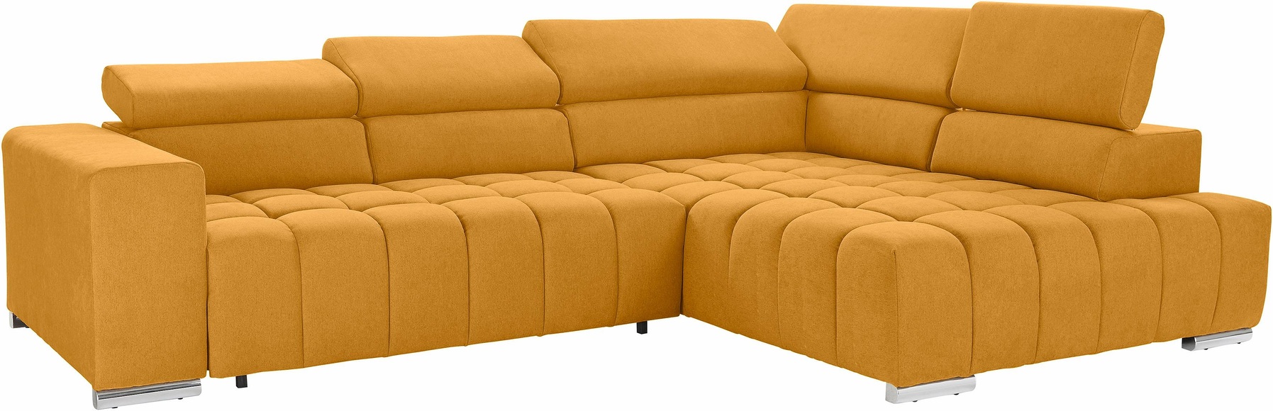 exxpo - sofa fashion Ecksofa, mit Kopf- bzw. Rückenverstellung, wahlweise mit Bettfunktion