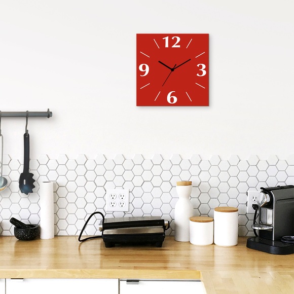 Artland Wanduhr »Uni Trendfarben«