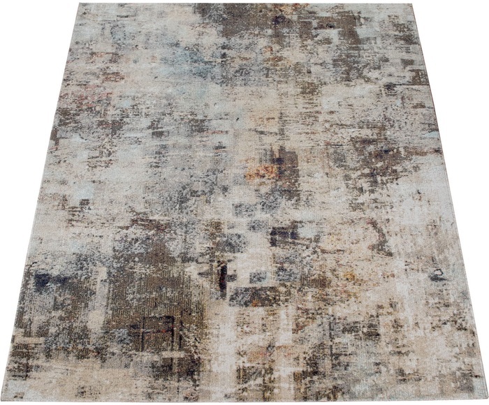Paco Home Teppich »Artigo 445«, rechteckig, 2 mm Höhe, Kurzflor, modernes abstraktes Design, ideal im Wohnzimmer & Schlafzimmer