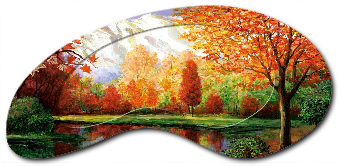 Artland Wandbild »Herbst am See«, Vier Jahreszeiten, (1 St.)