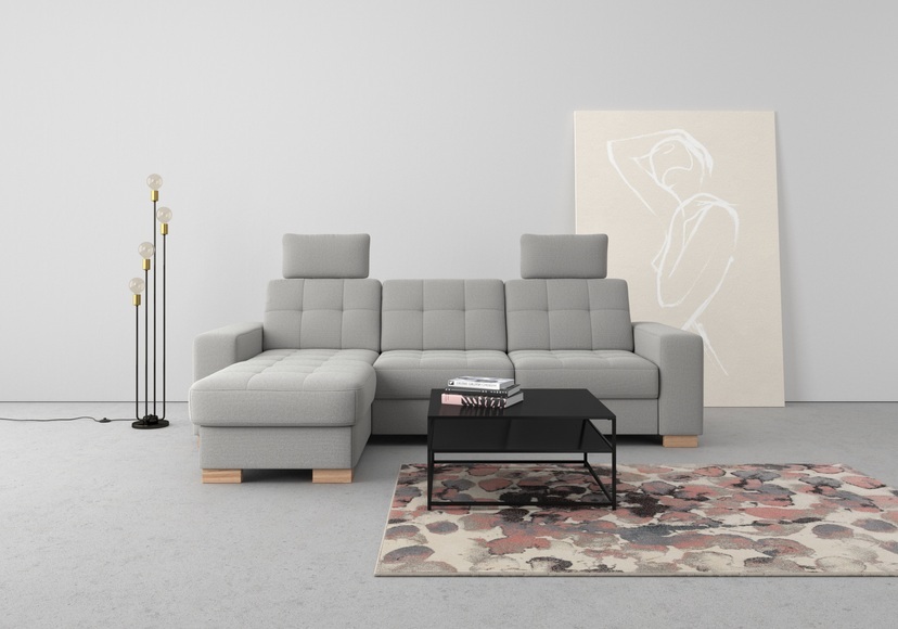 sit&more Ecksofa, wahlweise mit Bettfunktion und Bettkasten