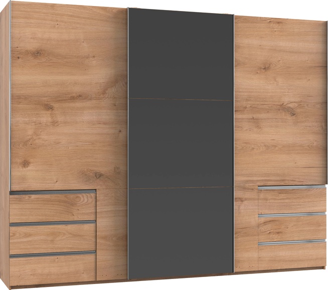 Fresh To Go Schwebetürenschrank »Level«, mit Glastür
