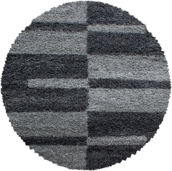 Ayyildiz Teppiche Hochflor-Teppich »Gala Shaggy 2505«, rund, Wohnzimmer