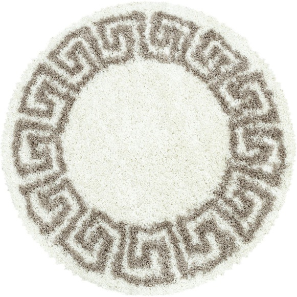 Ayyildiz Teppiche Hochflor-Teppich »HERA 3301«, rund, 50 mm Höhe